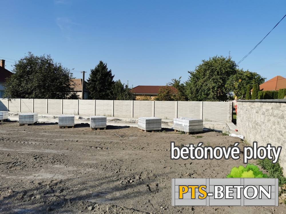 betónové ploty - Perfektné ohraničenie pozemku- PTS-BETON plotový systém 