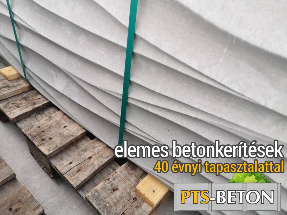 betonkerítés - PRIVÁT KERT - PTS-Beton elemes betonkerítések
